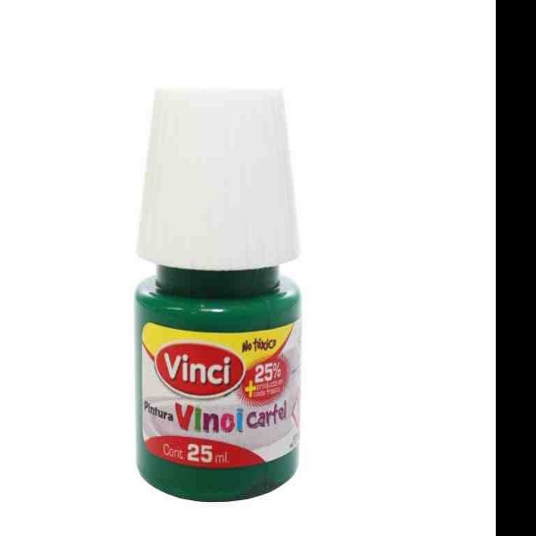 PINTURA CARTEL 63 VINCI 25ML.VDE.ESMERALDA E.10 C.200